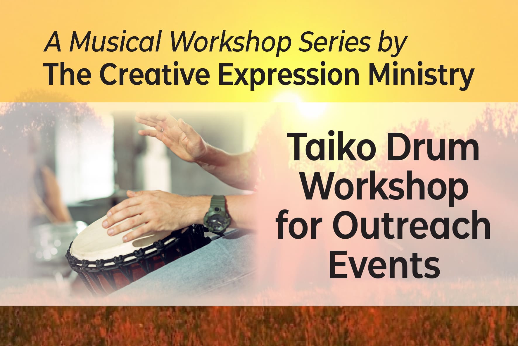 Taiko Drum Workshop for Outreach Events